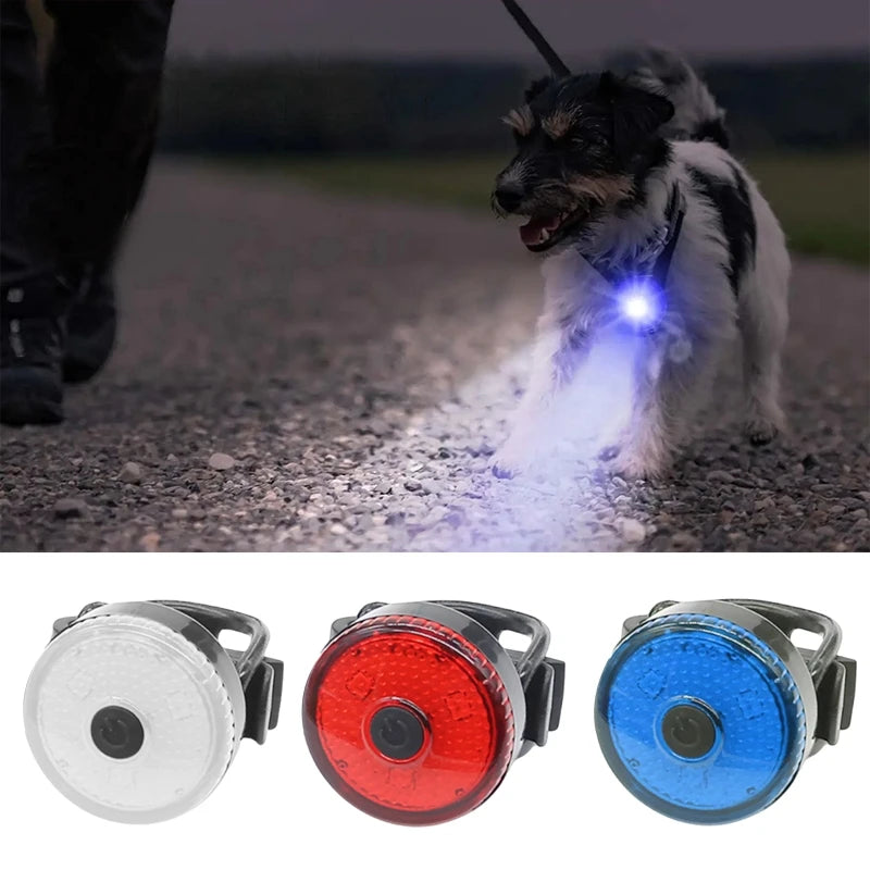 USB Rechargeable LED Safety Pendant for Dogs and Cats - Portable Night Walking Collar Accessory