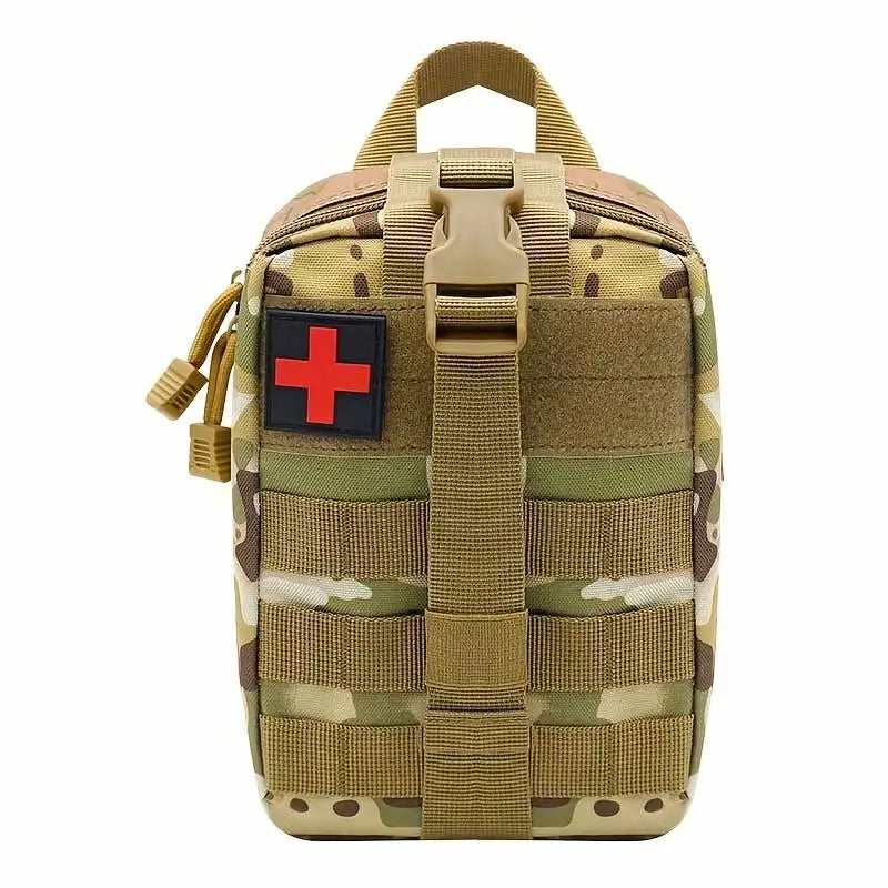 Tactical Emergency First Aid Kit for Outdoor Activities: Hiking, Camping, Fishing, and Military Use