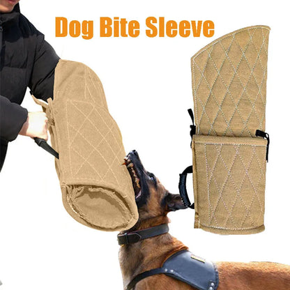 Guard Dog Bite Training Set Durable Jute Training Young Arm Protection Safety Pet Dog Bite Sleeve with Handle Thickened