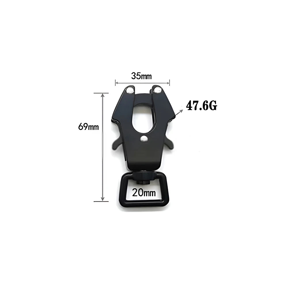 Frog Buckle Pet Carabiner Quick Release Clip for Enhanced Outdoor Safety and Camping Gear