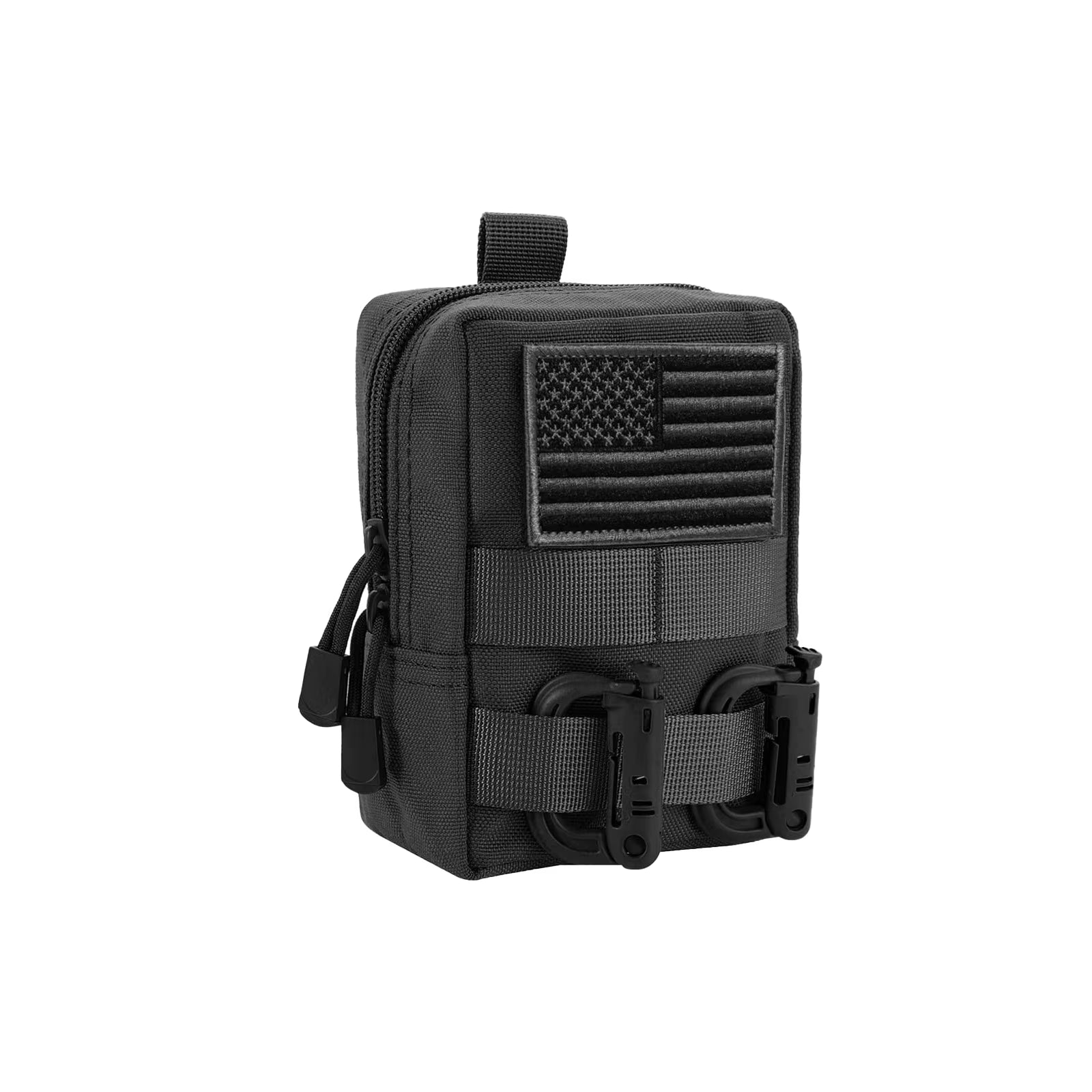 Tactical MOLLE Pouch - Compact Water-Resistant Utility EDC Waist Bag for Outdoor Use
