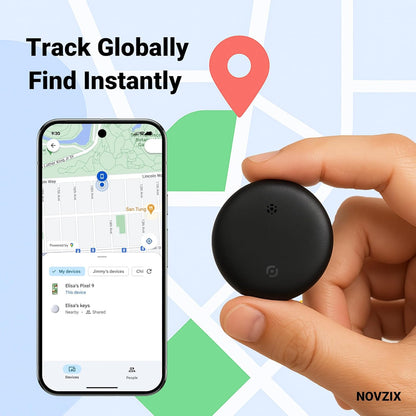 Android-Compatible Air Tag - Phone Tracking Tags in Black