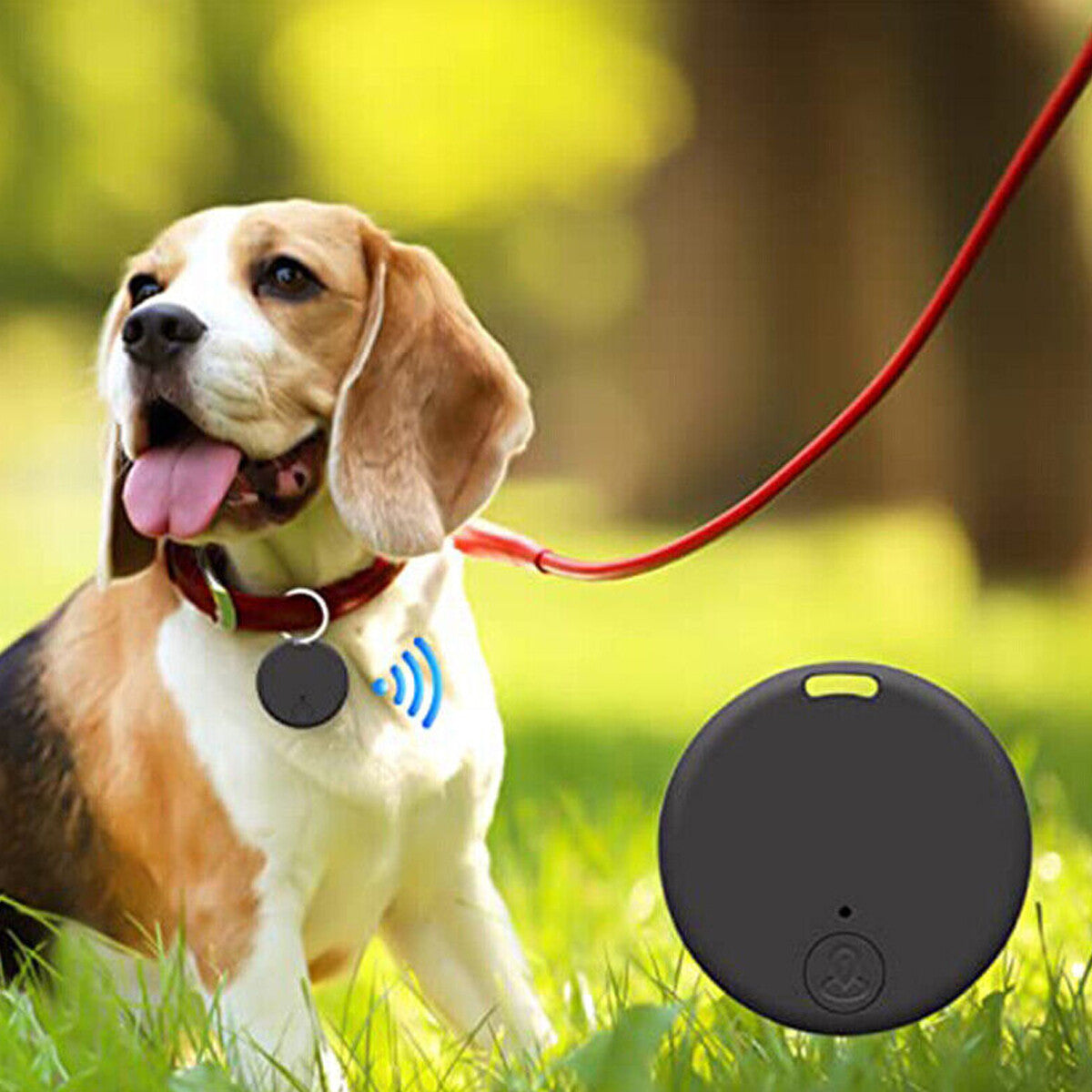 Bluetooth Mini GPS Tracker for Pets and Children - Key Location Monitoring Device