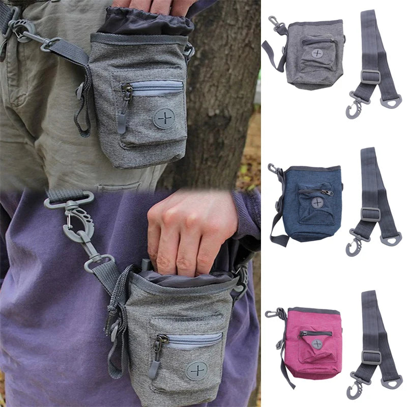 Portable Dog Training Pouch Bag Dog Training Treats Food Pouches, Fanny Pack Treat Holder, Dog Treat Bags, Toys or Pet