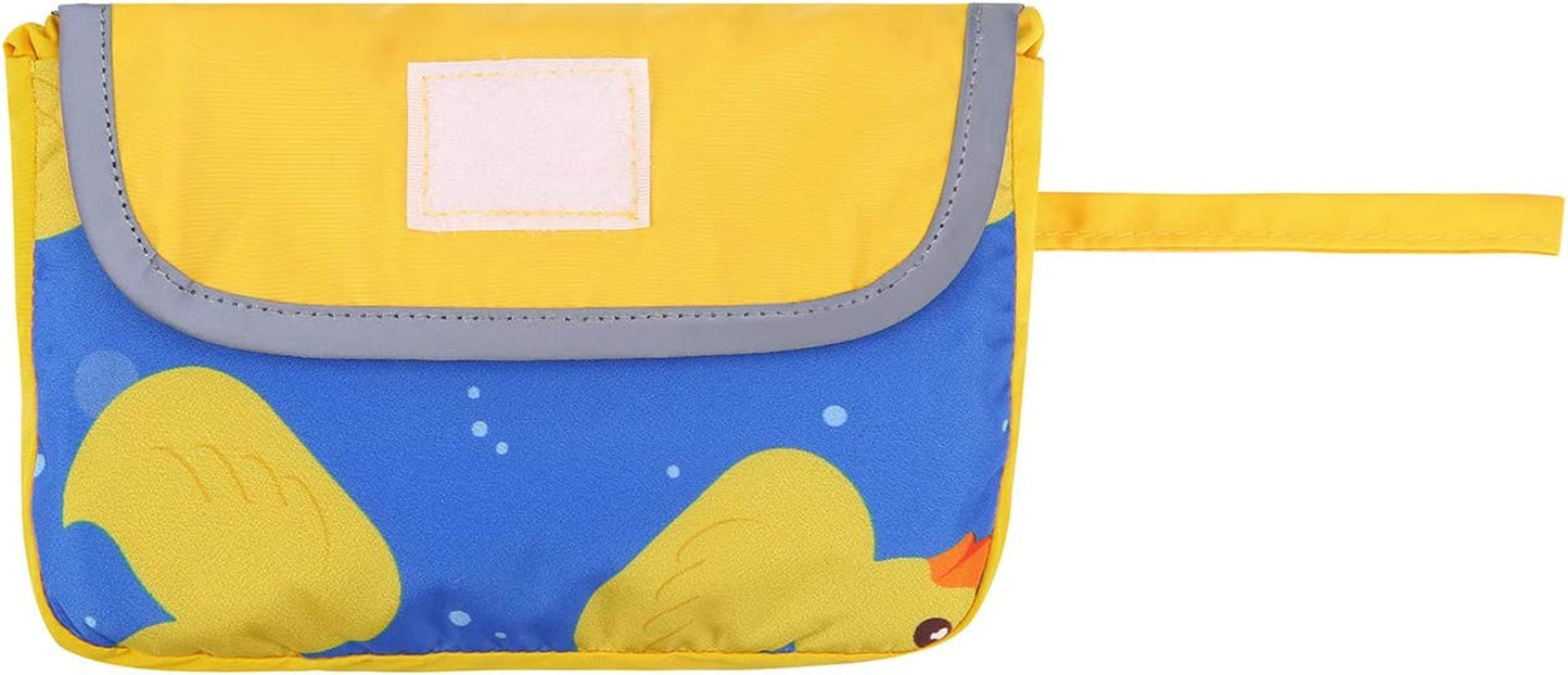 Reversible Hooded Raincoat for Dogs and Ducks - Yellow, Size L