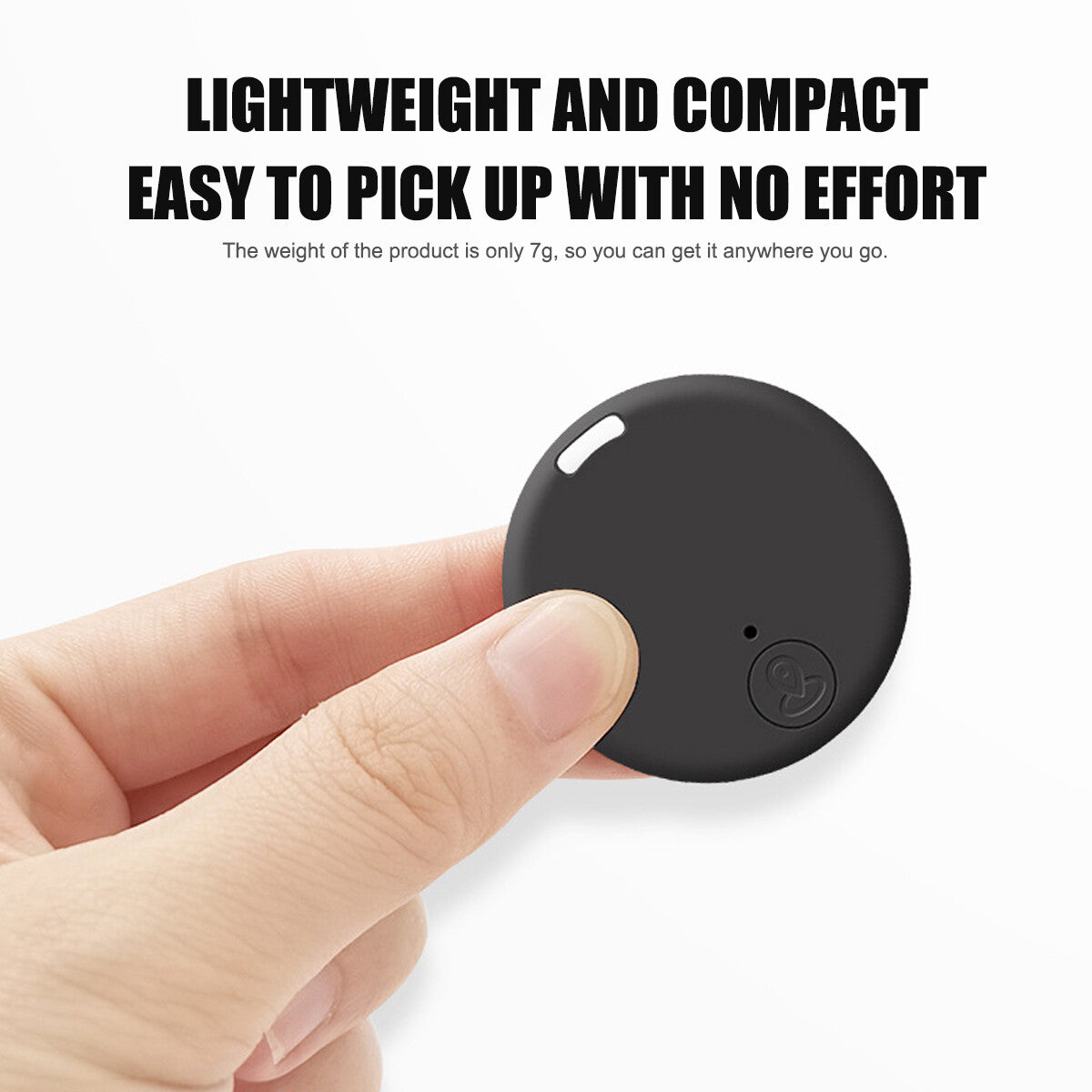 Bluetooth Mini GPS Tracker for Pets and Children - Key Location Monitoring Device