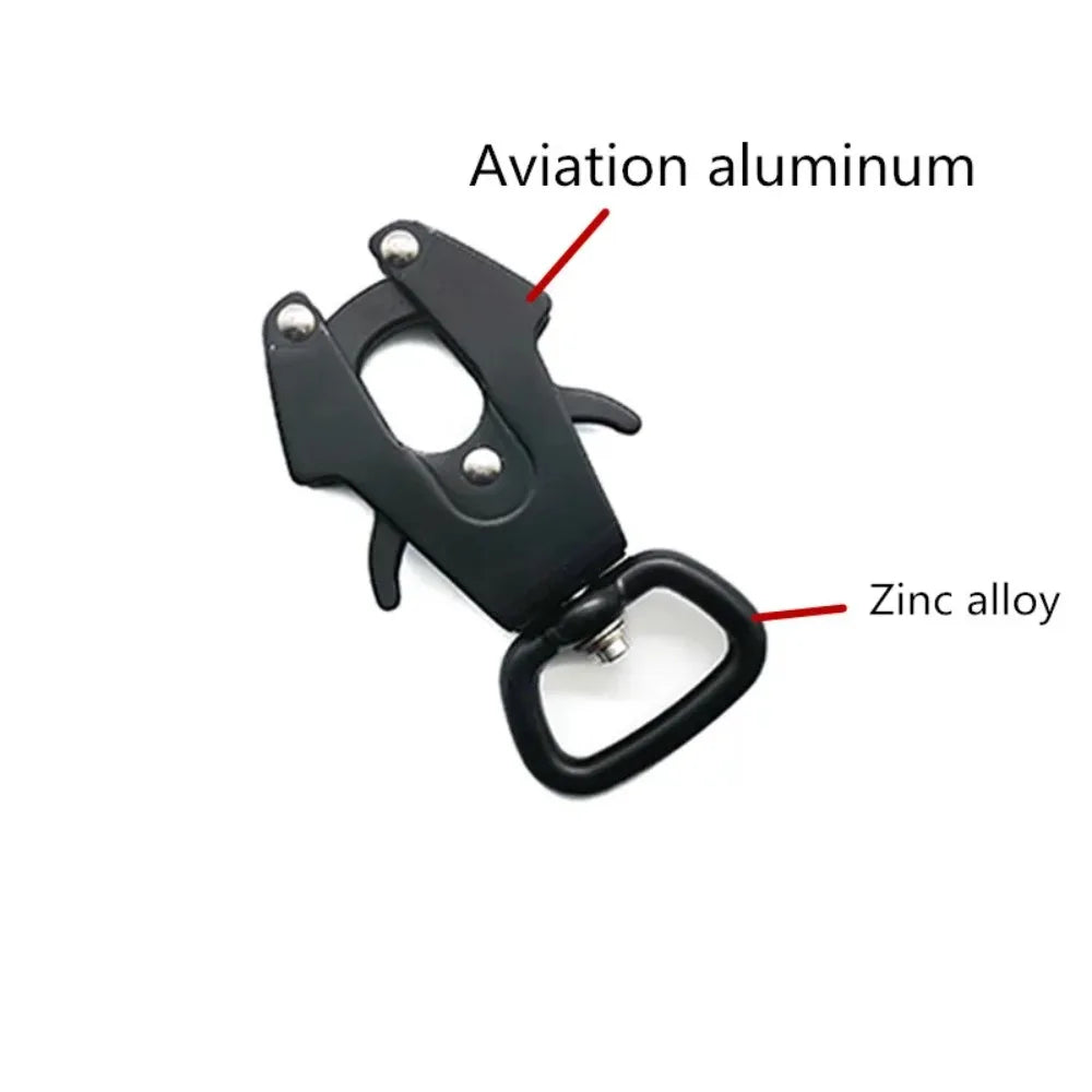 Frog Buckle Pet Carabiner Quick Release Clip for Enhanced Outdoor Safety and Camping Gear
