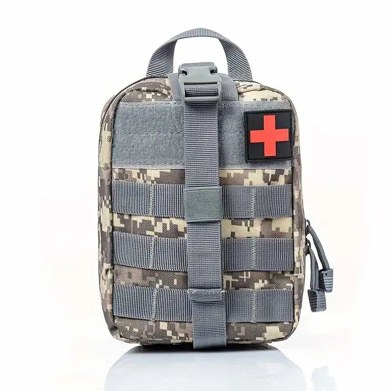 Tactical Emergency First Aid Kit for Outdoor Activities: Hiking, Camping, Fishing, and Military Use