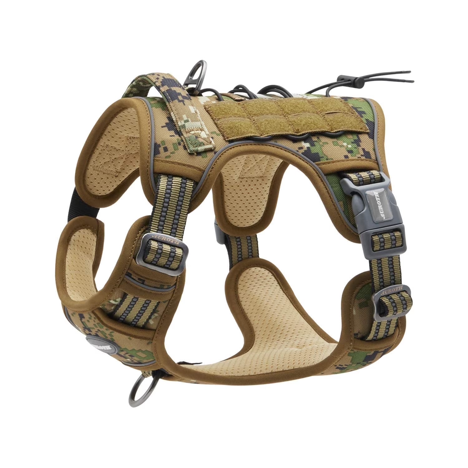 Premium No-Pull Dog Harness for Large Breeds, Front Clip Design, Reflective Soft Padded Vest with Control Handle, Adjustable and Easy to Use for Training