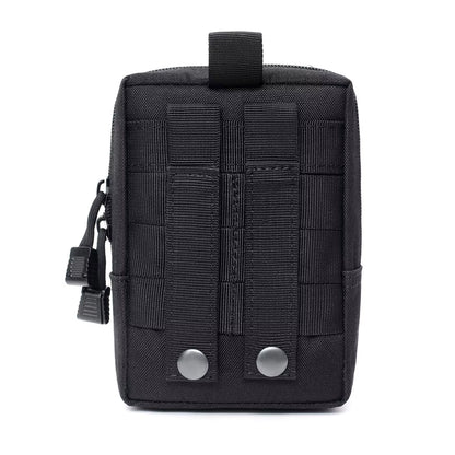 Tactical MOLLE Pouch - Compact Water-Resistant Utility EDC Waist Bag for Outdoor Use