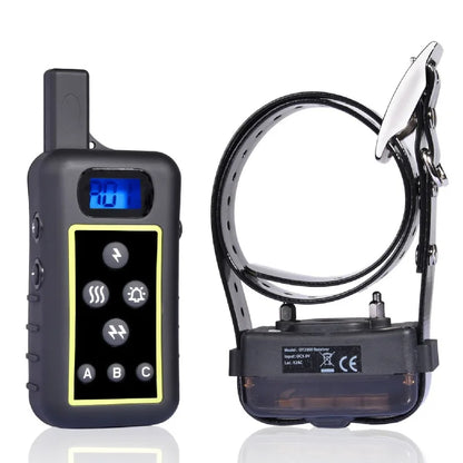 Electronic Dog Training Collar with Remote Control, 2000M Range, Waterproof Design for All Dog Sizes