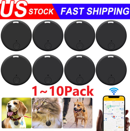 Bluetooth Mini GPS Tracker for Pets and Children - Key Location Monitoring Device