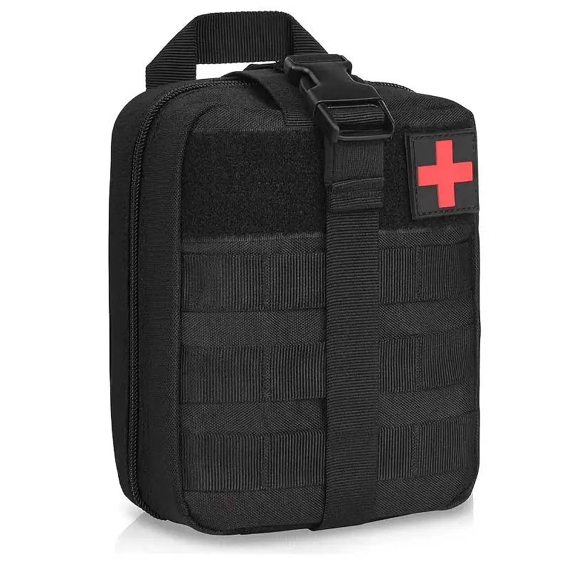 Tactical Emergency First Aid Kit for Outdoor Activities: Hiking, Camping, Fishing, and Military Use