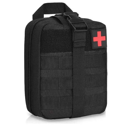 Tactical Emergency First Aid Kit for Outdoor Activities: Hiking, Camping, Fishing, and Military Use