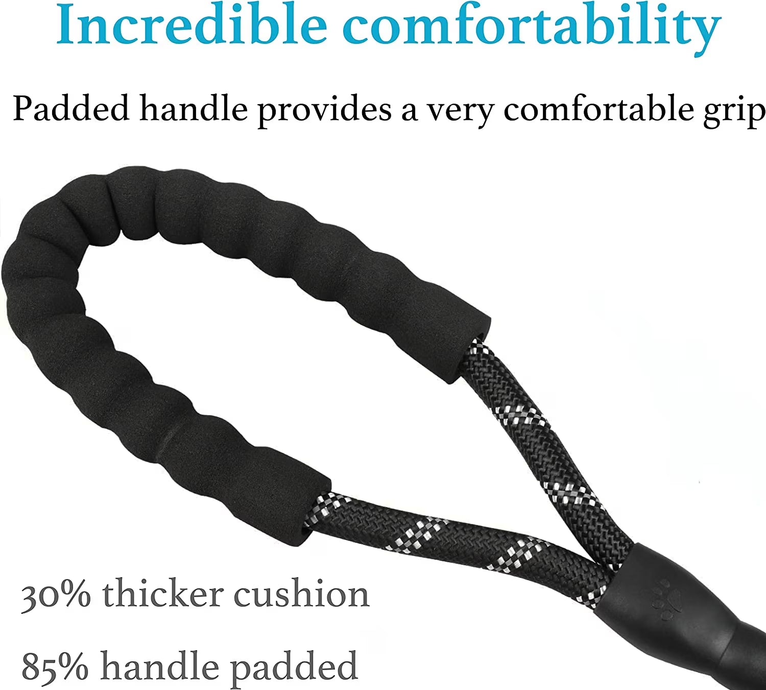 Professional Dual Dog Leash with 360° Swivel, Shock Absorbing Bungee Design for Training Two Dogs (25-150 lbs), Black