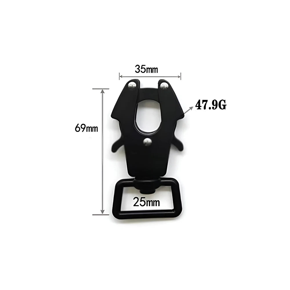 Frog Buckle Pet Carabiner Quick Release Clip for Enhanced Outdoor Safety and Camping Gear