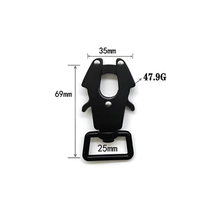 Frog Buckle Pet Carabiner Quick Release Clip for Enhanced Outdoor Safety and Camping Gear