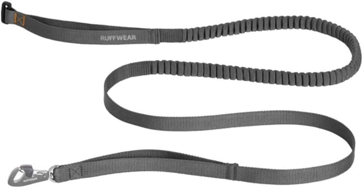 Omnijore Dog Joring System: Harness, Hip Belt, and Towline for Skiing, Skateboarding, and Biking - Orange Poppy, Large/X-Large