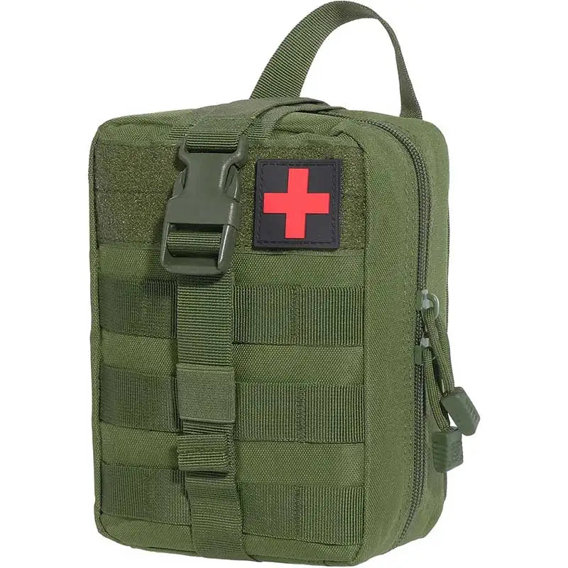 Tactical Emergency First Aid Kit for Outdoor Activities: Hiking, Camping, Fishing, and Military Use