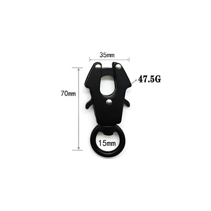 Frog Buckle Pet Carabiner Quick Release Clip for Enhanced Outdoor Safety and Camping Gear