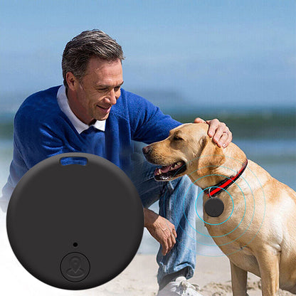 Bluetooth Mini GPS Tracker for Pets and Children - Key Location Monitoring Device