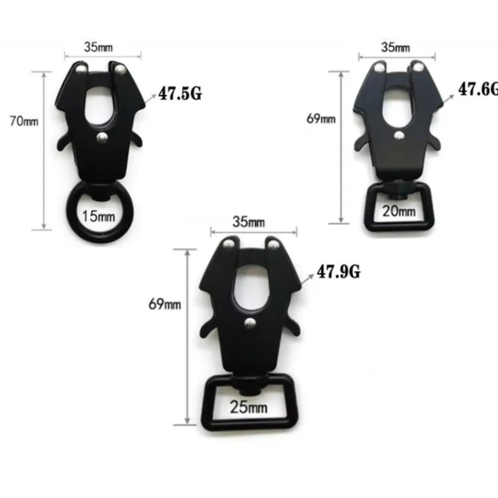Frog Buckle Pet Carabiner Quick Release Clip for Enhanced Outdoor Safety and Camping Gear