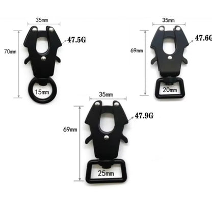 Frog Buckle Pet Carabiner Quick Release Clip for Enhanced Outdoor Safety and Camping Gear