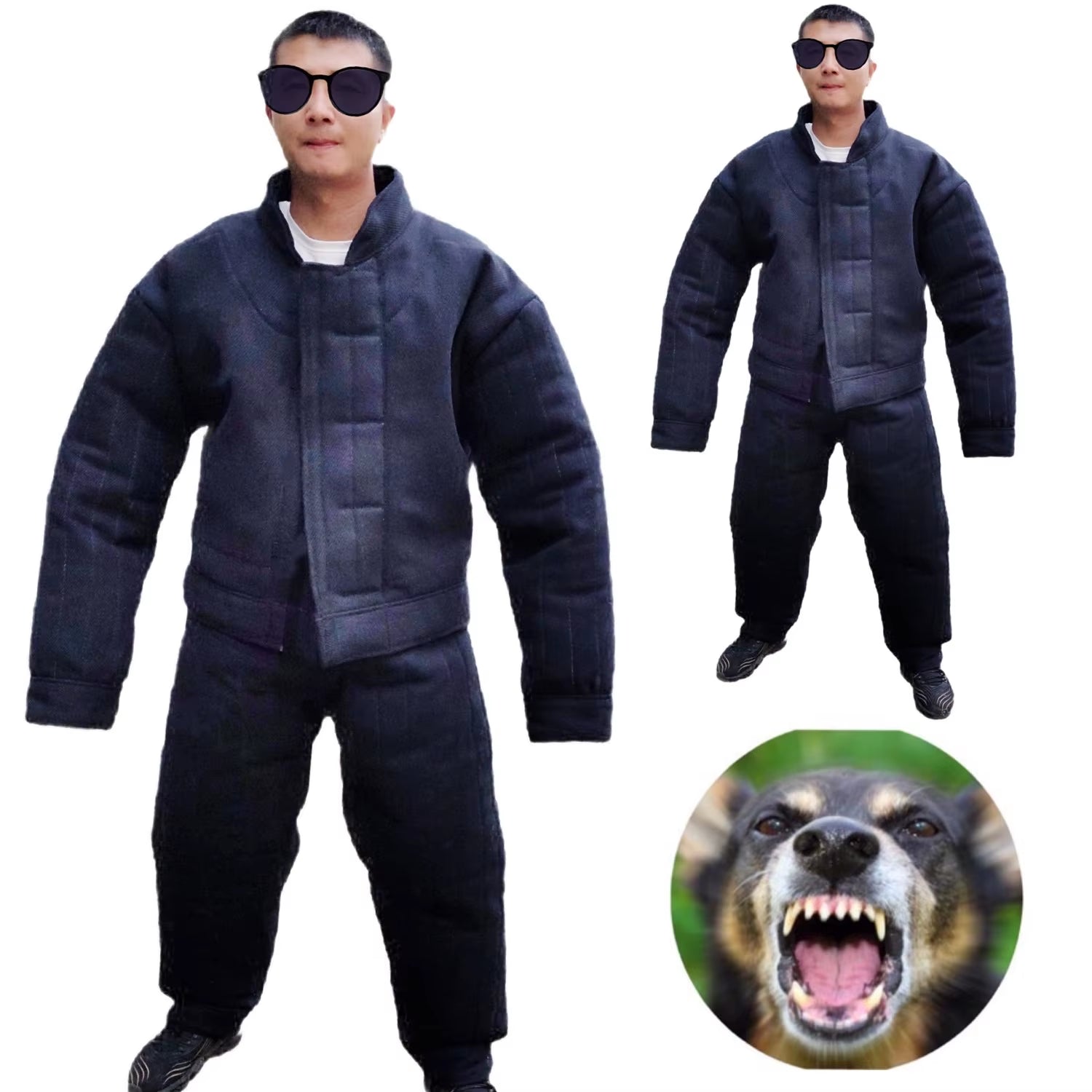 Dog Bite Suit Trainer Protective Suit Tear Proof Suit Training Target Coat Pet Dog Supplies